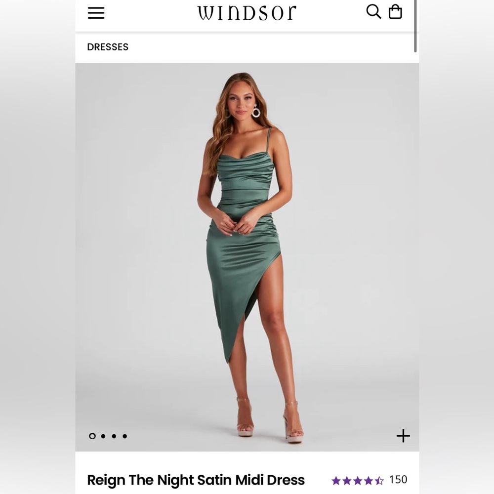 Windsor Satin Dress